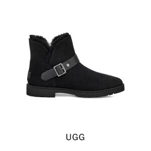 UGG Classic Black Buckle Boots